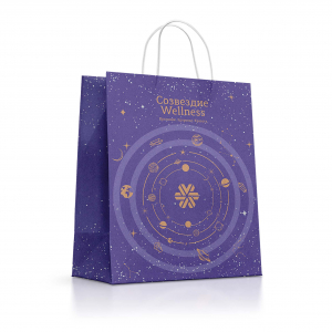 Крафт-пакет Siberian Wellness (синий) - Крафт-пакет 3