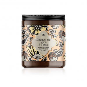 Ароматическая свеча «Древесные ноты & тонка» 3