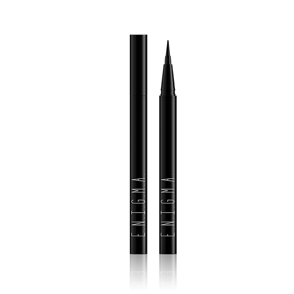 E.N.I.G.M.A. - Стойкая жидкая подводка для век (цвет: угольно-черный)