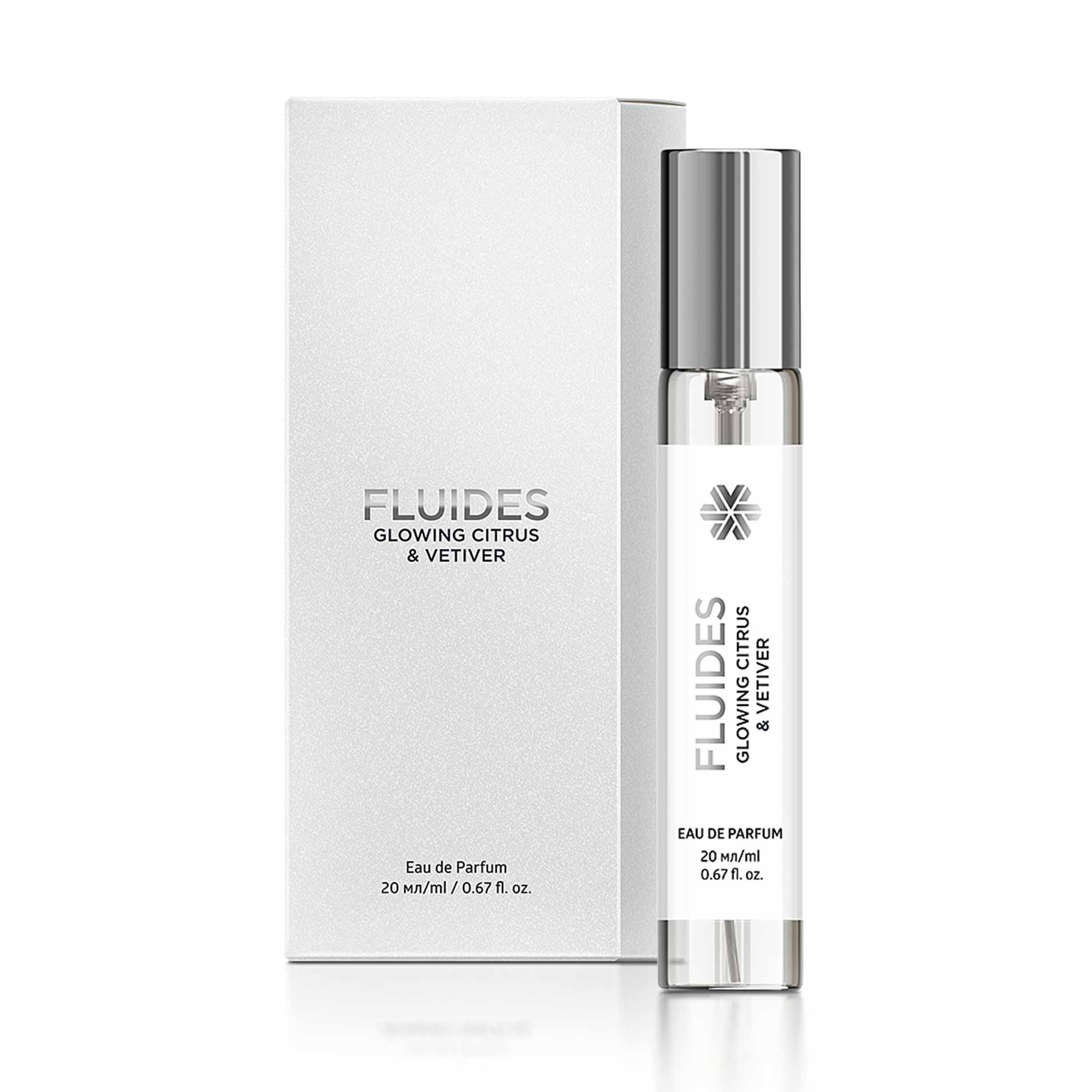 FLUIDES Glowing Citrus & Vetiver, парфюмерная вода, 20 мл