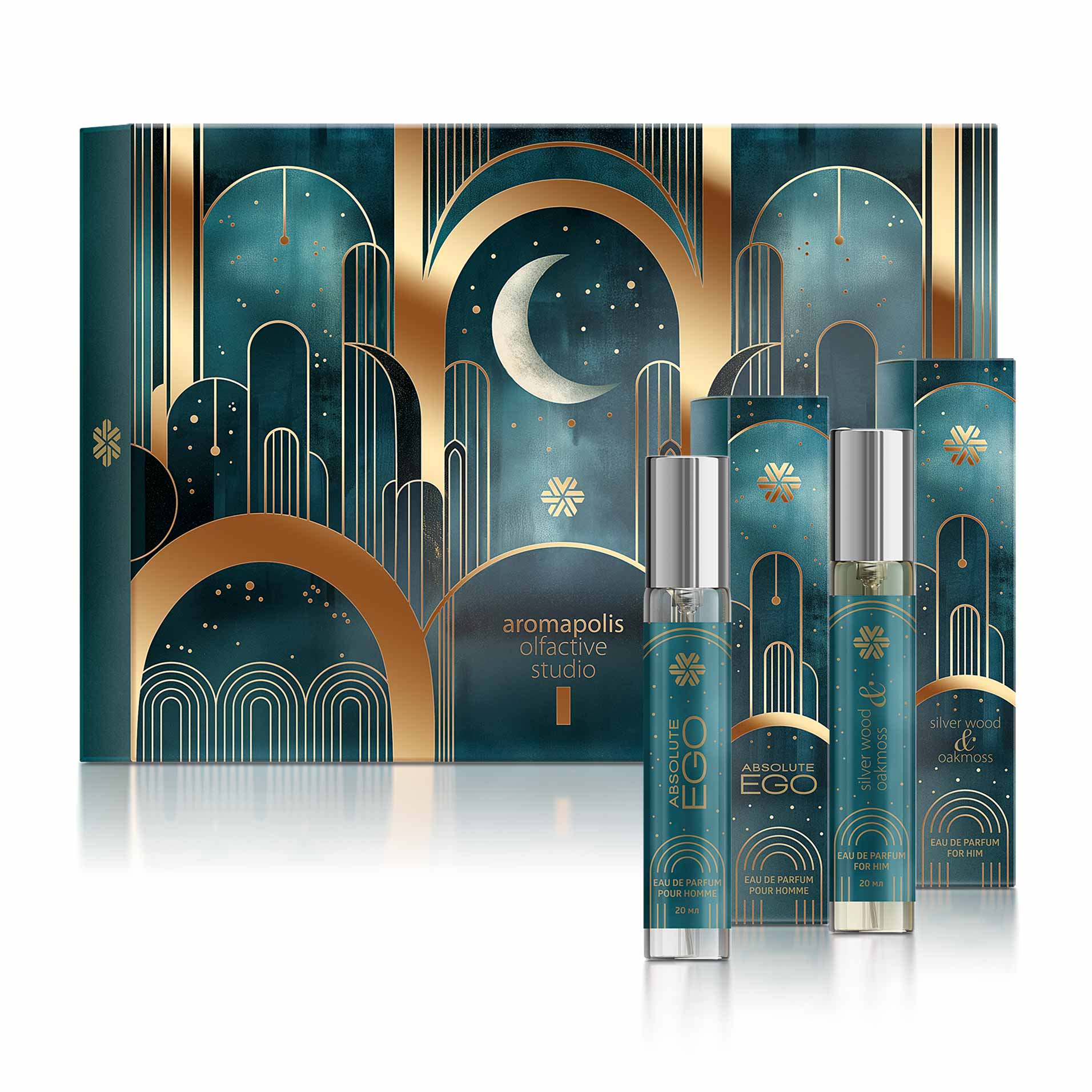 Подарочный набор ароматов для него Force de la Lune (Сила Луны)