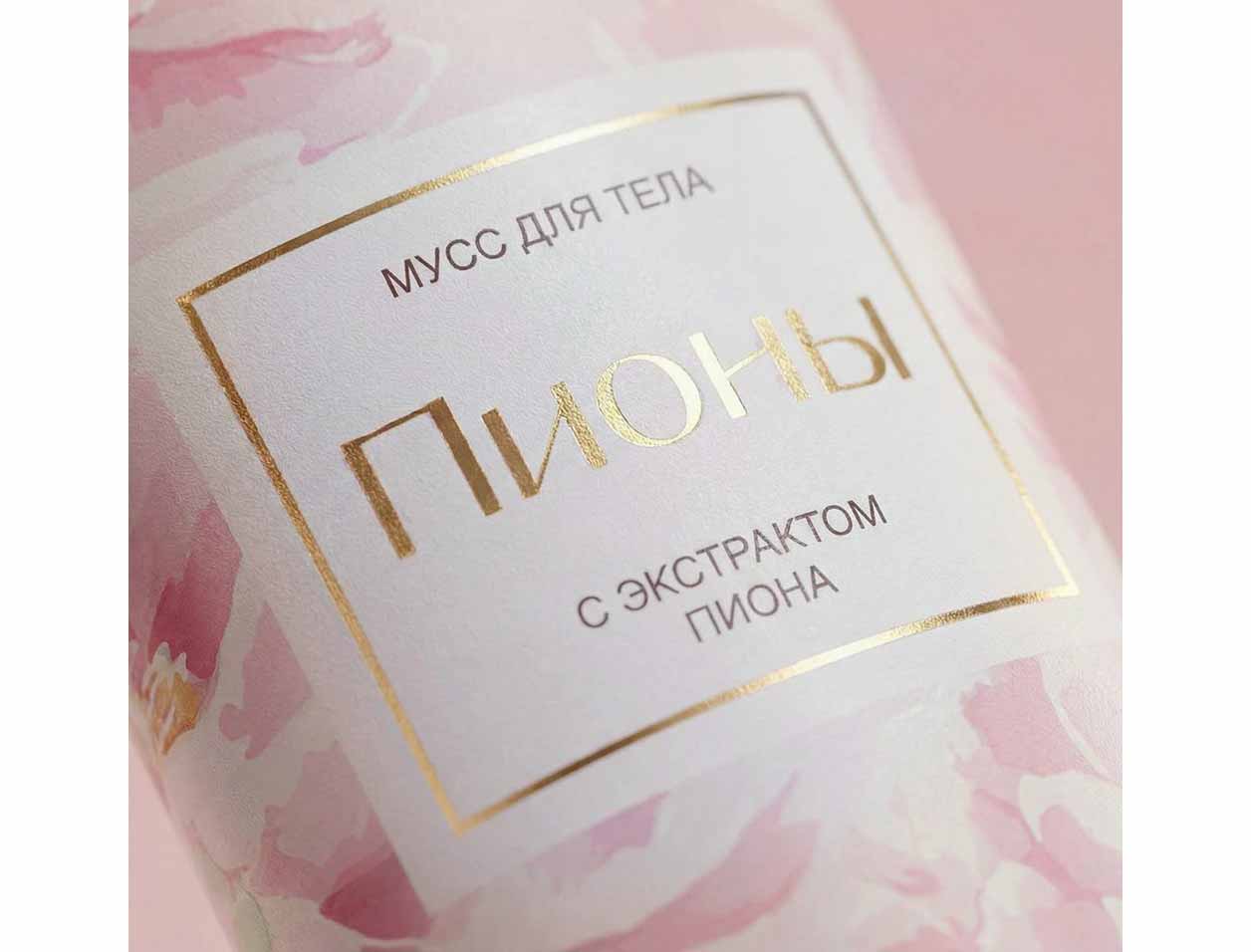 Мусс для тела с экстрактом пиона