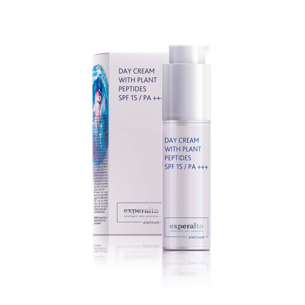 Experalta Platinum. Tagescreme mit Pflanzlichen Peptiden SPF 15 / PA +++, 50 ml