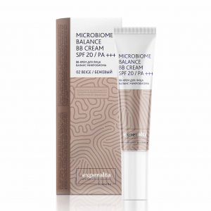 BB-крем для лица «Баланс микробиома» SPF 20 / PA+++ (02 бежевый) - Experalta Biomelle 3