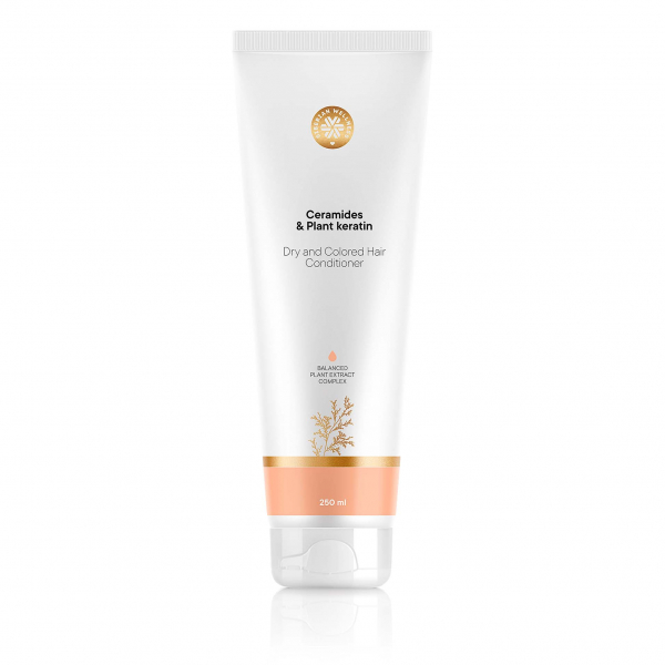 Siberian Wellness. Acondicionador para cabellos teñidos y secos, 250 ml