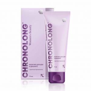Chronolong молочко для шеи и декольте с фитоэстрогенами - Women's Beauty CHRONOLONG 3