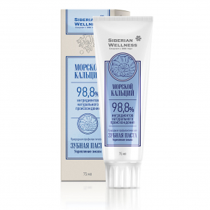 Siberian Wellness MARINE CALCIUM Extra Rich Mineral Toothpaste ENAMEL CARE