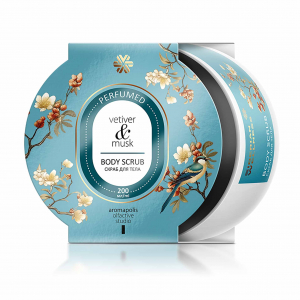 Ветивер и мускус, парфюмированный скраб для тела - Aromapolis Olfactive Studio 3