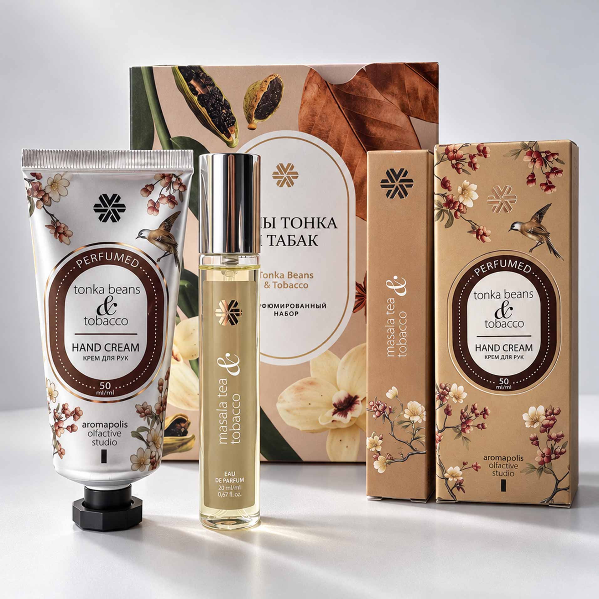 Tonka Beans & Tobacco (Бобы тонка и табак), парфюмированный набор