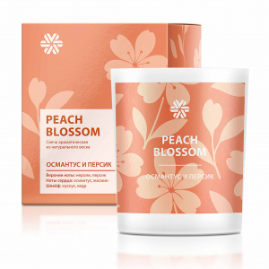 Peach Blossom (Османтус и персик), ароматическая свеча из натурального воска - Aromapolis Olfactive Studio 3