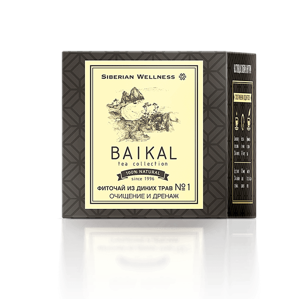 Фиточай из диких трав № 1 (Очищение и дренаж)  - Baikal Tea Collection