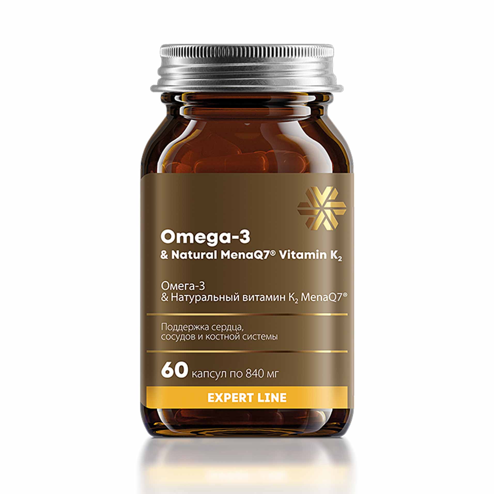 Омега-3 & Натуральный витамин К2 MenaQ7®
