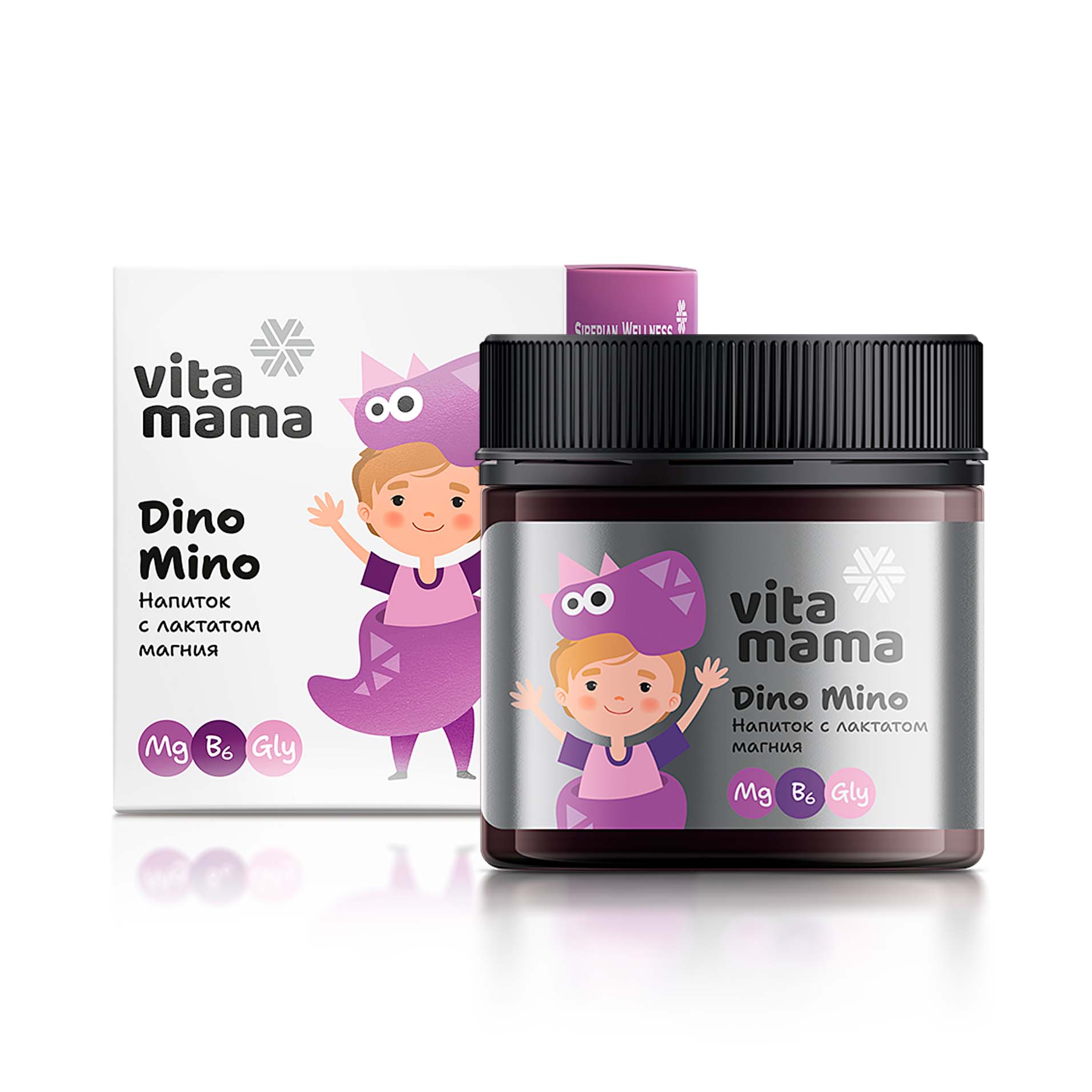 Dino Mino, напиток с лактатом магния
