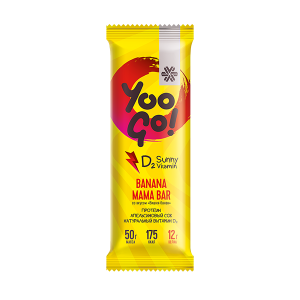 Батончик Yoo Gо Banana Mama (вишня-банан), 50 г