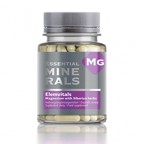 Food Supplement Elemvitals. Magnesium with Siberian herbs, 60 capsules