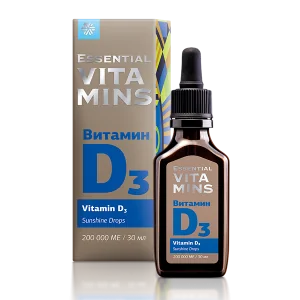 Витамин D3 Essential Vitamins, 30 мл — купить с доставкой по РФ в Интернет-магазине Siberian Wellness: цена, отзывы