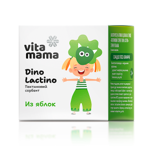 Vitamama. Dino Lactino, pektinski sorbent, 70 g