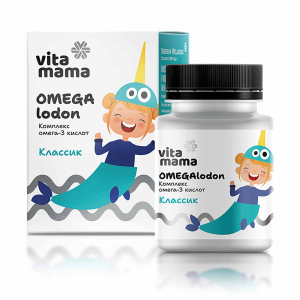 OMEGAlodon (классик), комплекс омега-3 кислот - Vitamama 3