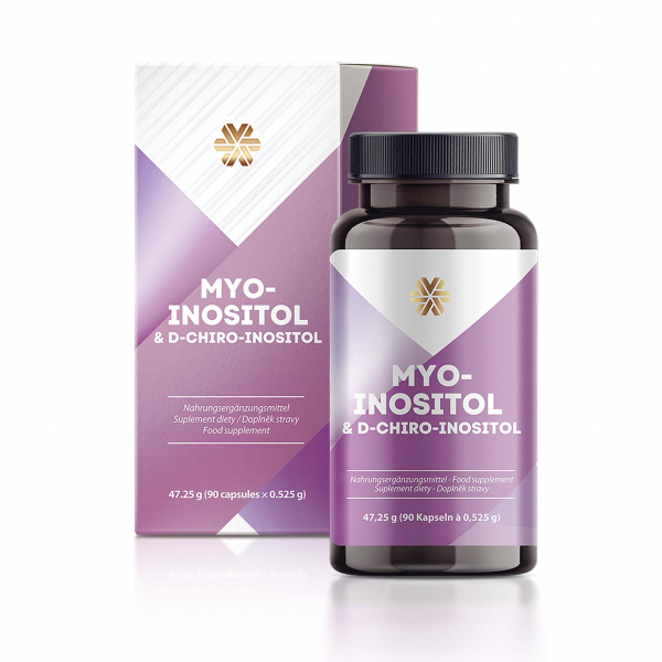 Integratore alimentare Myo-Inositolo e D-Chiro-Inositolo, 90 capsule