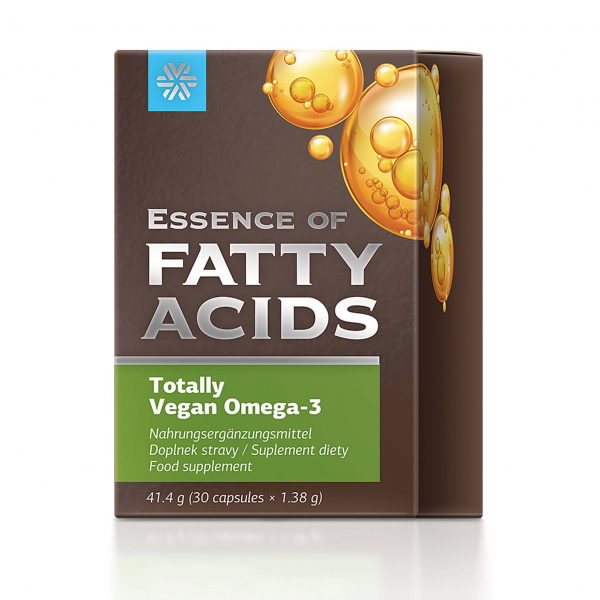 Suplement diety Essence of Fatty Acids. Totally Vegan Omega-3, 30 kapsułek