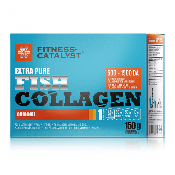 FITNESSCATALYST. Extra pure fish collagen. Original, 30x5 g