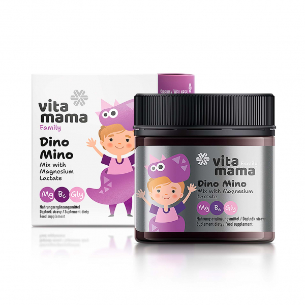 БАД Vitamama. Dino Mino Mix with Magnesium Lactate